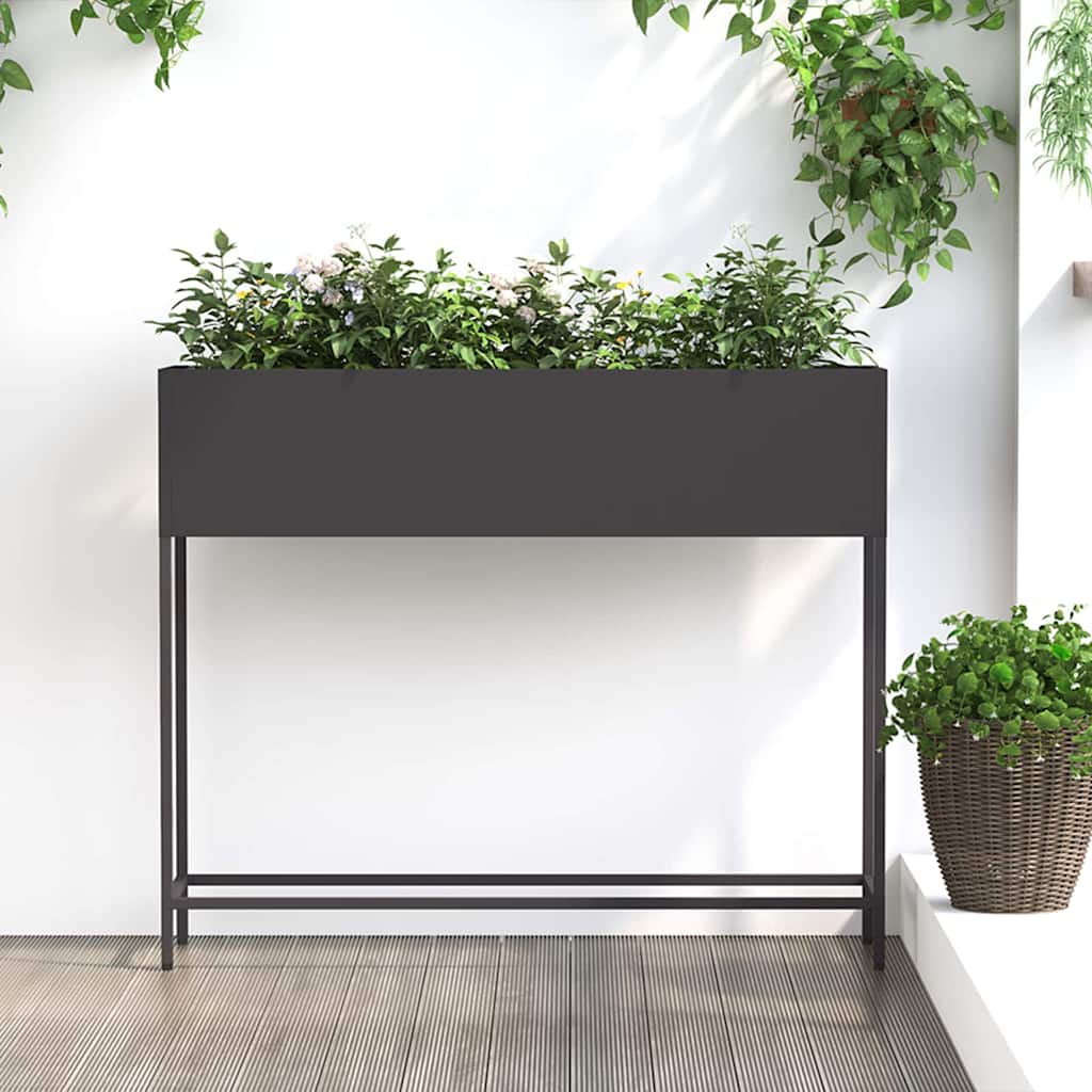 stabile blumenkästen für balkon Leichter, rechteckiger Blumenkasten für Terrasse & Garten – Flexi-Design  Blumenkasten – Potflex main image 1