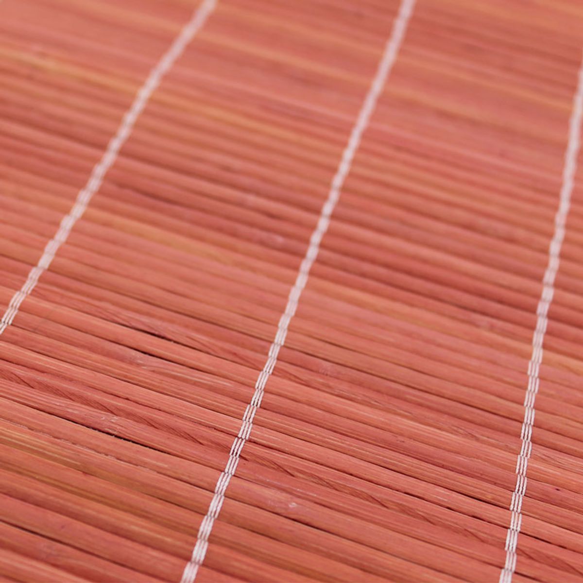 Tapis salon en bambou rouge 200x65 - 5