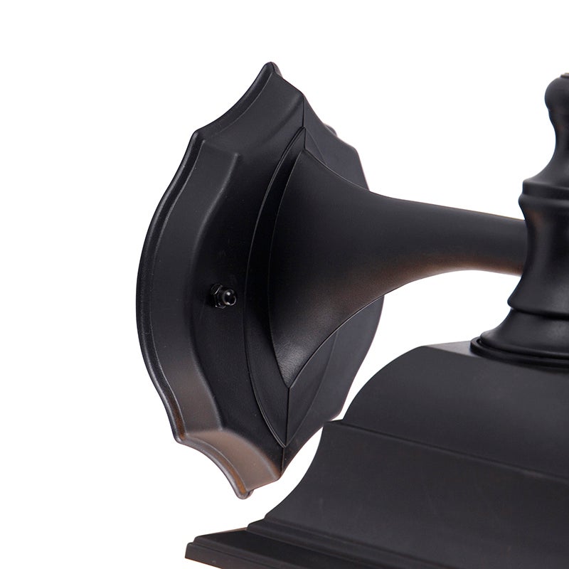 Applique murale d'extérieur classique noire IP44 - Capital - 8