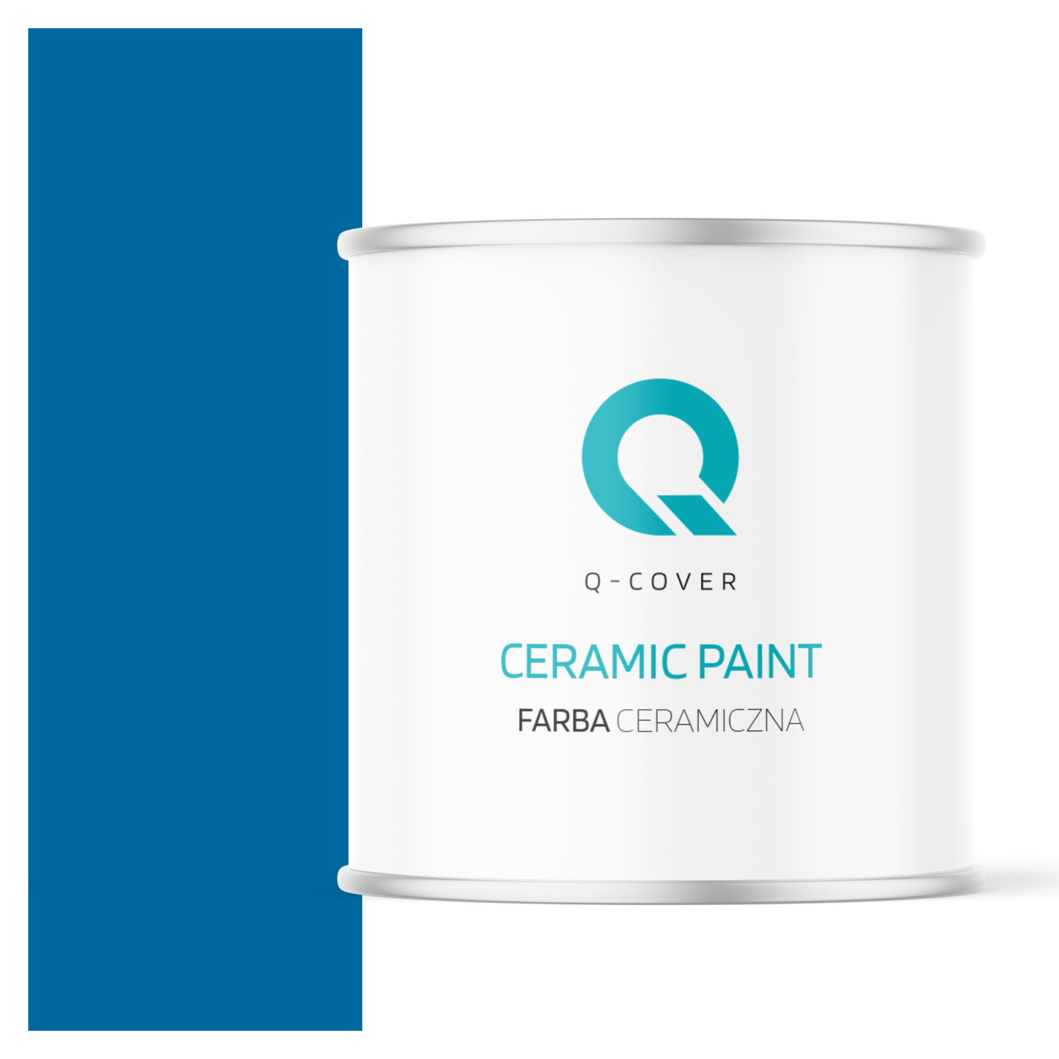 Farba Ceramiczna Do Ścian i Sufitów Q-Cover Ciemny niebieski H0312 Głęboki Mat 2L
