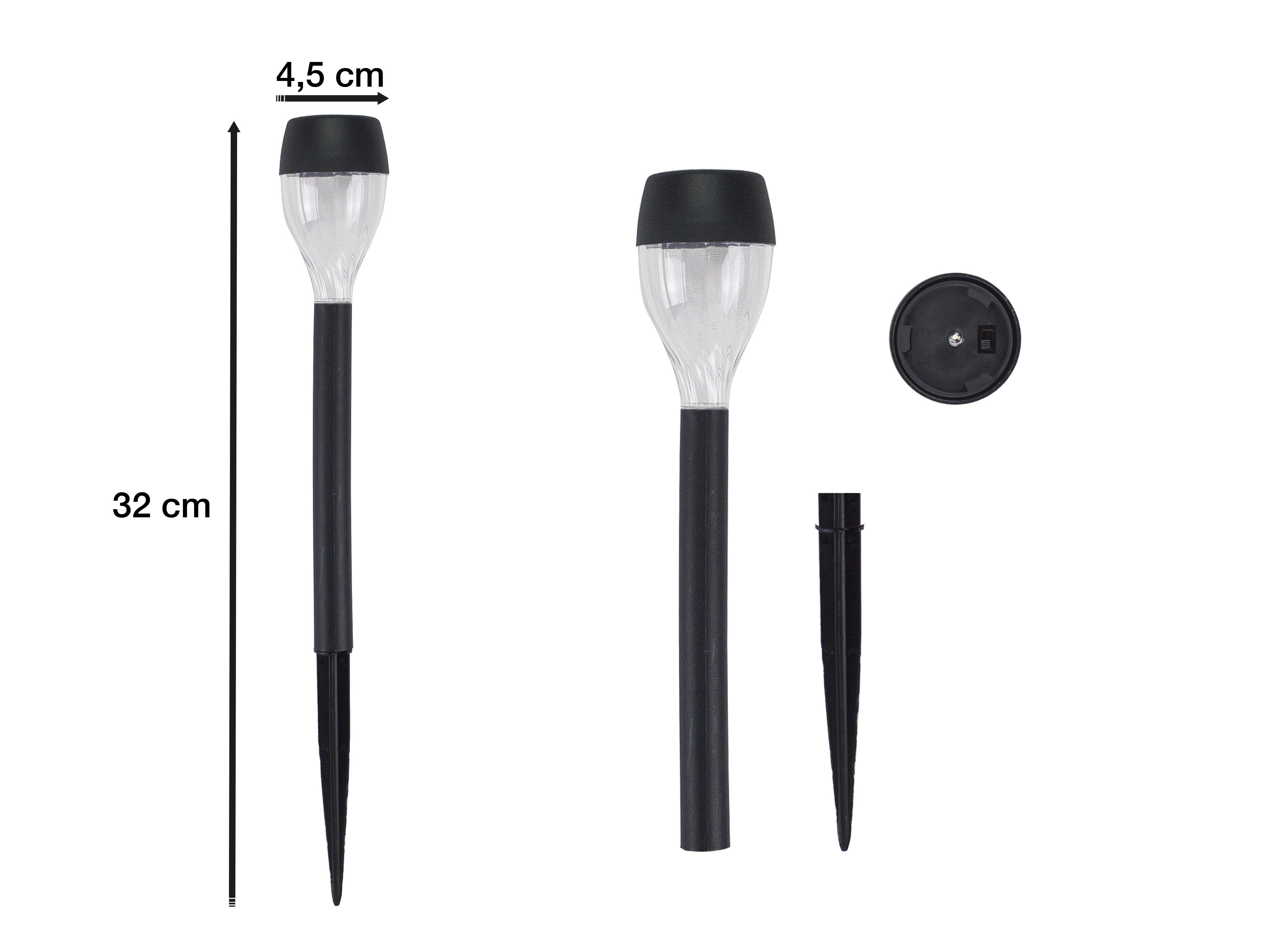 BEPER P207ILO050 Set 5 Luci Solari da Giardino, Lampade da Giardino e da Esterno con LED, Segnapassi da Esterno a Energia Solare, Picchetto, IP44 - 4