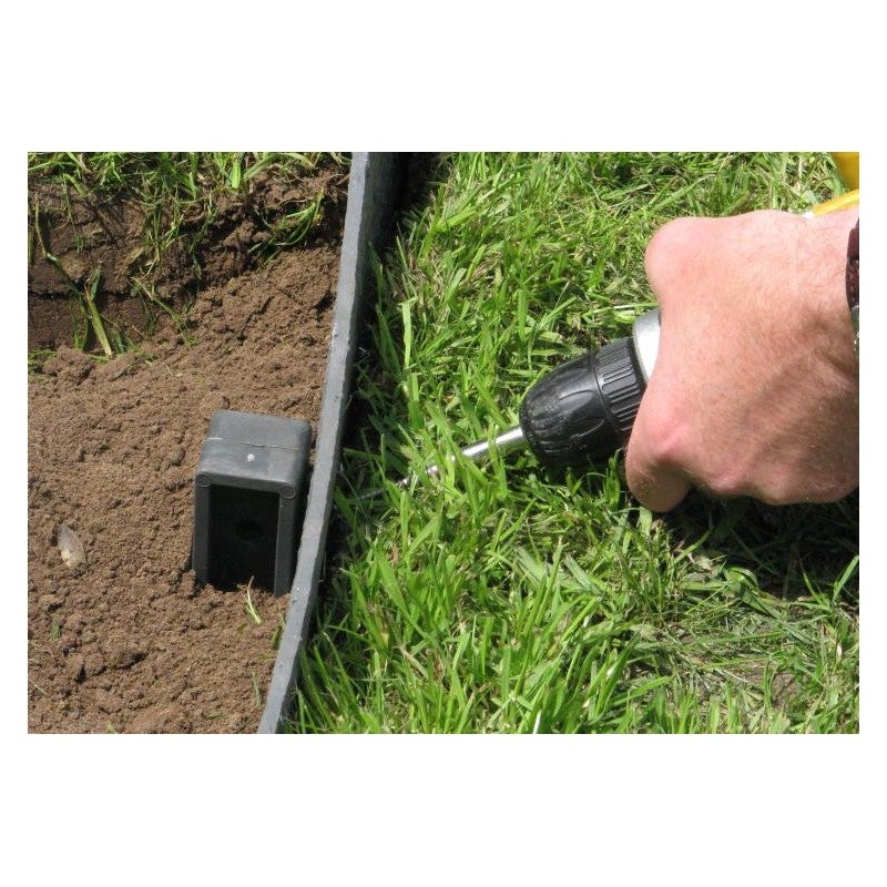 Piquet Ecolat pour bordure de jardin (Ecopic, lot de 10) - Gris 28 cm 28 - 2