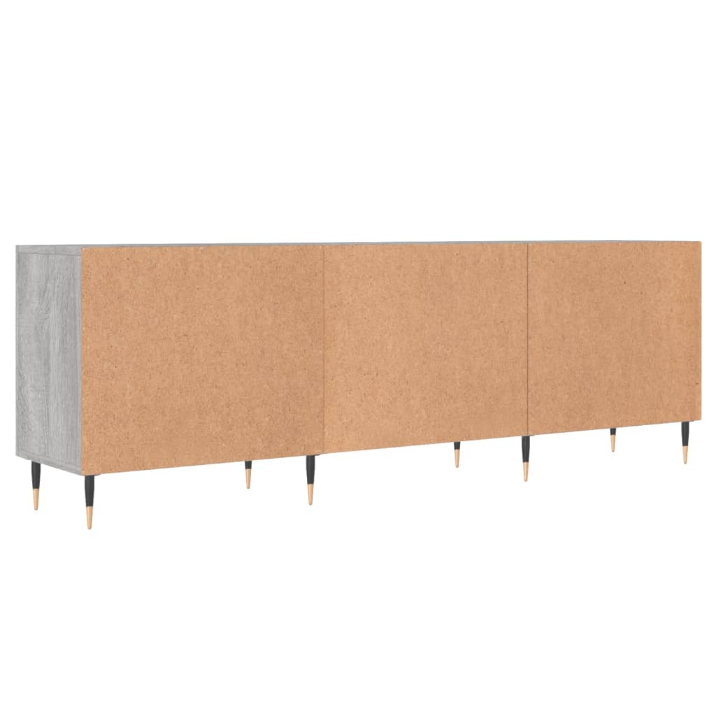 vidaXL Meuble TV sonoma gris 150x30x50 cm bois d'ingénierie - 7