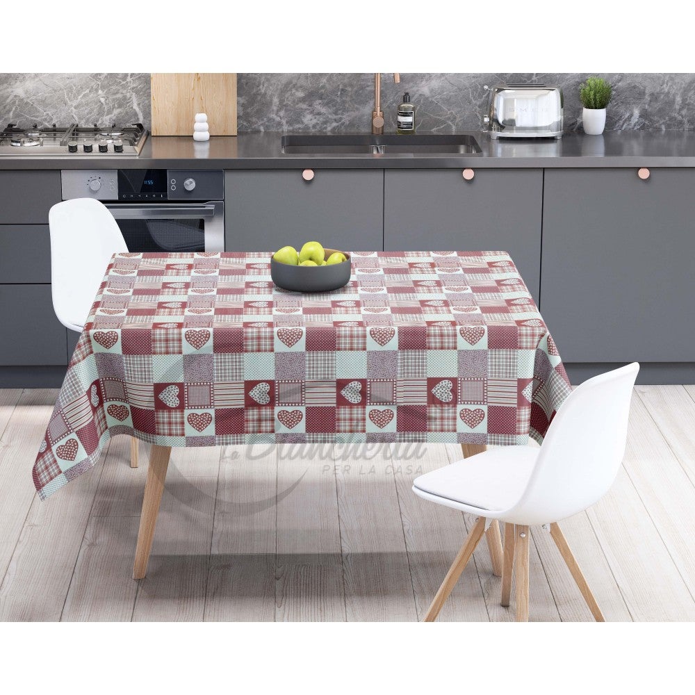 Tovaglia Rettangolare ABAKUHAUS 140x200 Cm Con Stelle, Giallo E Bianco, In Poliestere, Impermeabile E Antimacchia Per Cucina E Giardino - 2