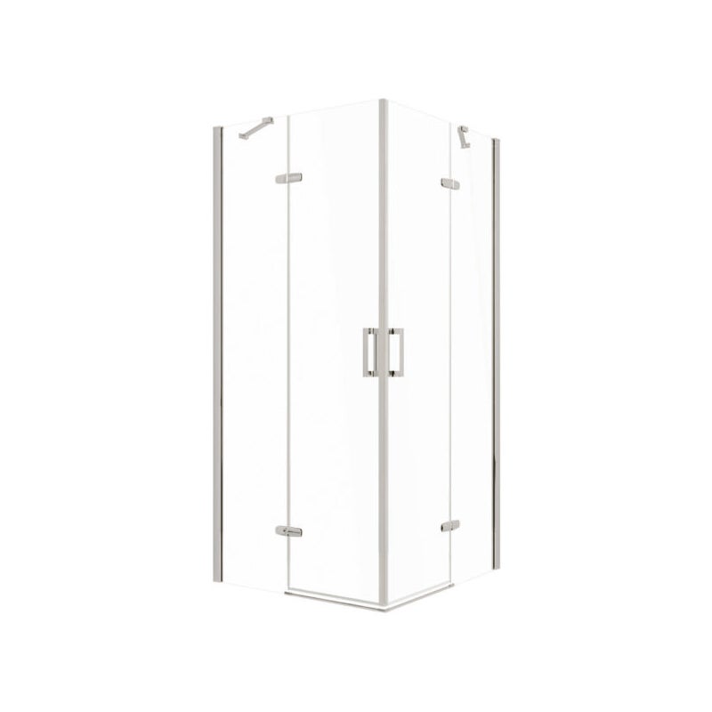 Kabina prysznicowa Flow 90 CH kwadratowa uchylna szkło transparentne 6 mm KERRA