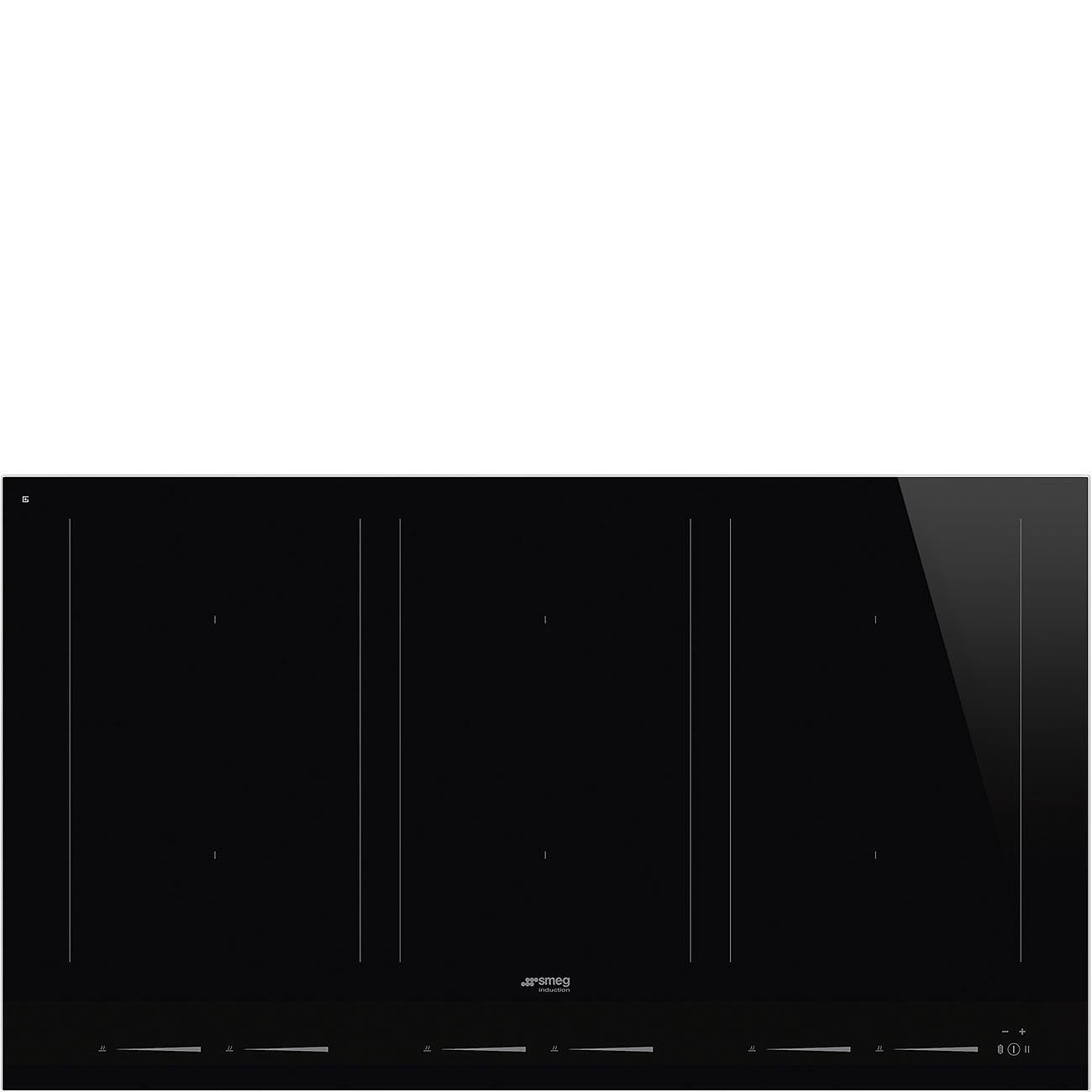 Plaque de cuisson à induction intégrée, gaz, SMEG 90 cm - 4 zones à induction et