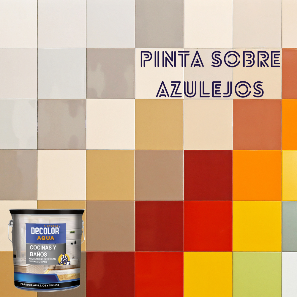 Pintura para Azulejos de Cocinas y Baños. Satinada. Al Agua. Blanco Amarillento. 750ML - 3
