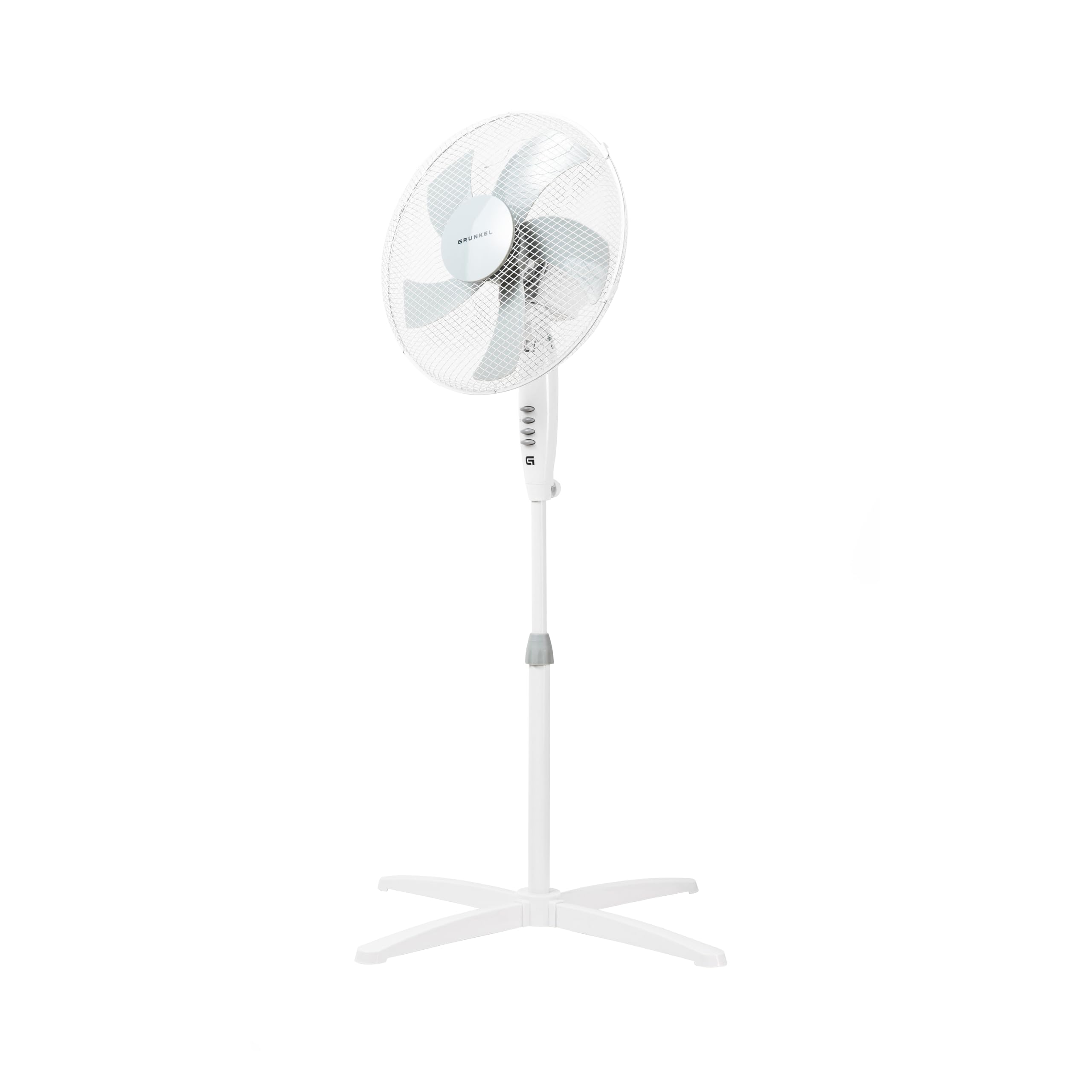 Ventilador de Pie FAN-165X - Base en Forma X - 50W - Blanco - 8