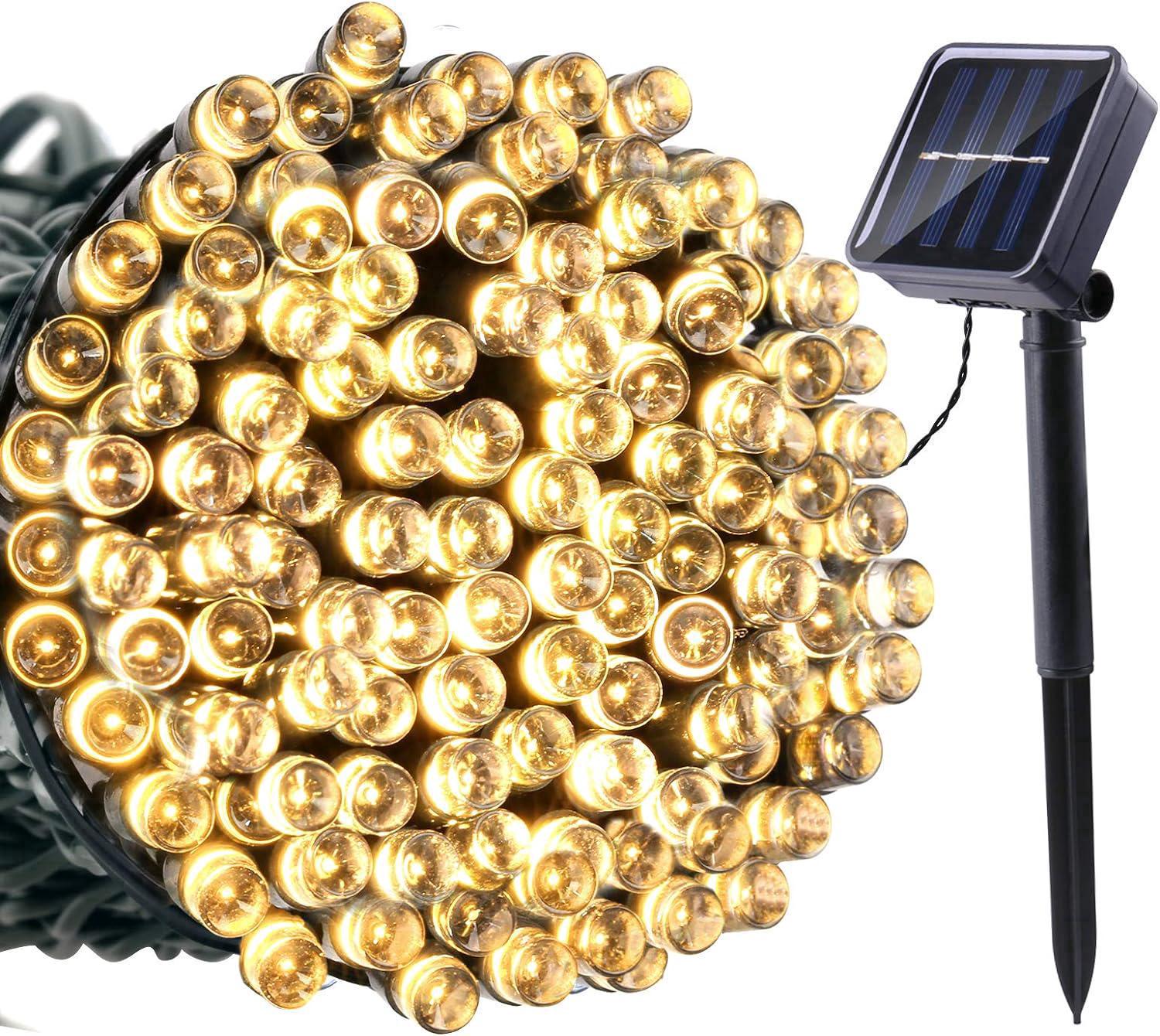 Guirnalda De Luces Solares De 50 Pies, Luces LED Impermeables Para Exteriores, Luces De Patio G40 Con 27 Bombillas E12 Inastillables, Luces Solares De 2700 K Para Decoración De Fiesta En