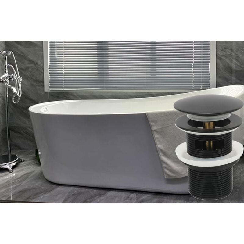 Tappi di Scarico per Vasca Bagno, 4 Pezzi di Ventosa Piatta in Silicone, Coperchio di Scarico per Lavello Cucina Multifunzionale per Anti Scarafaggio e Anti Odore (bianco