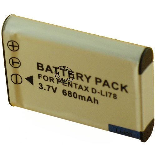 Batterie compatible avec PENTAX OPTIO M60 Leroy Merlin