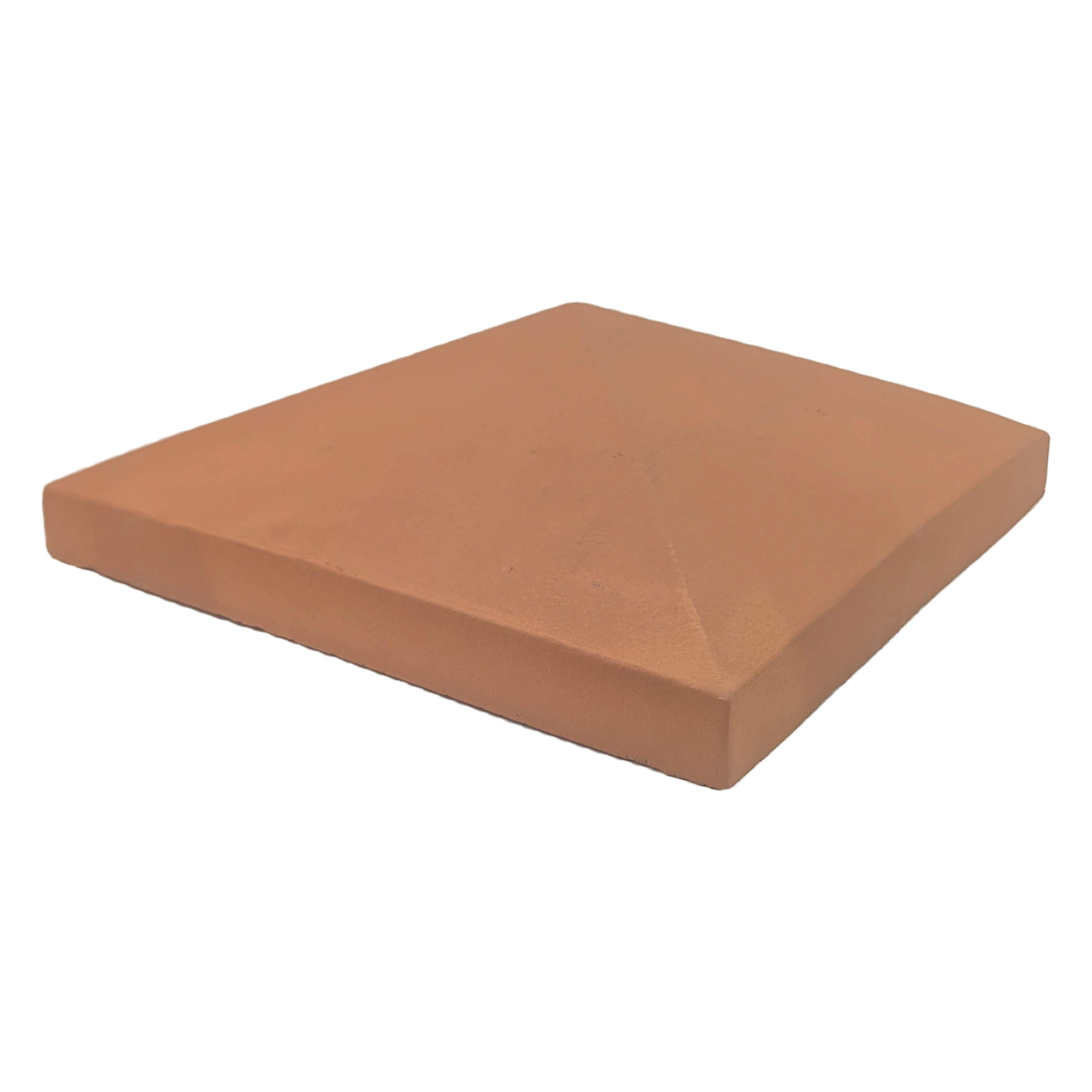 Chapeau Pilier 42x42 Pointe De Diamant - Rouge - 5