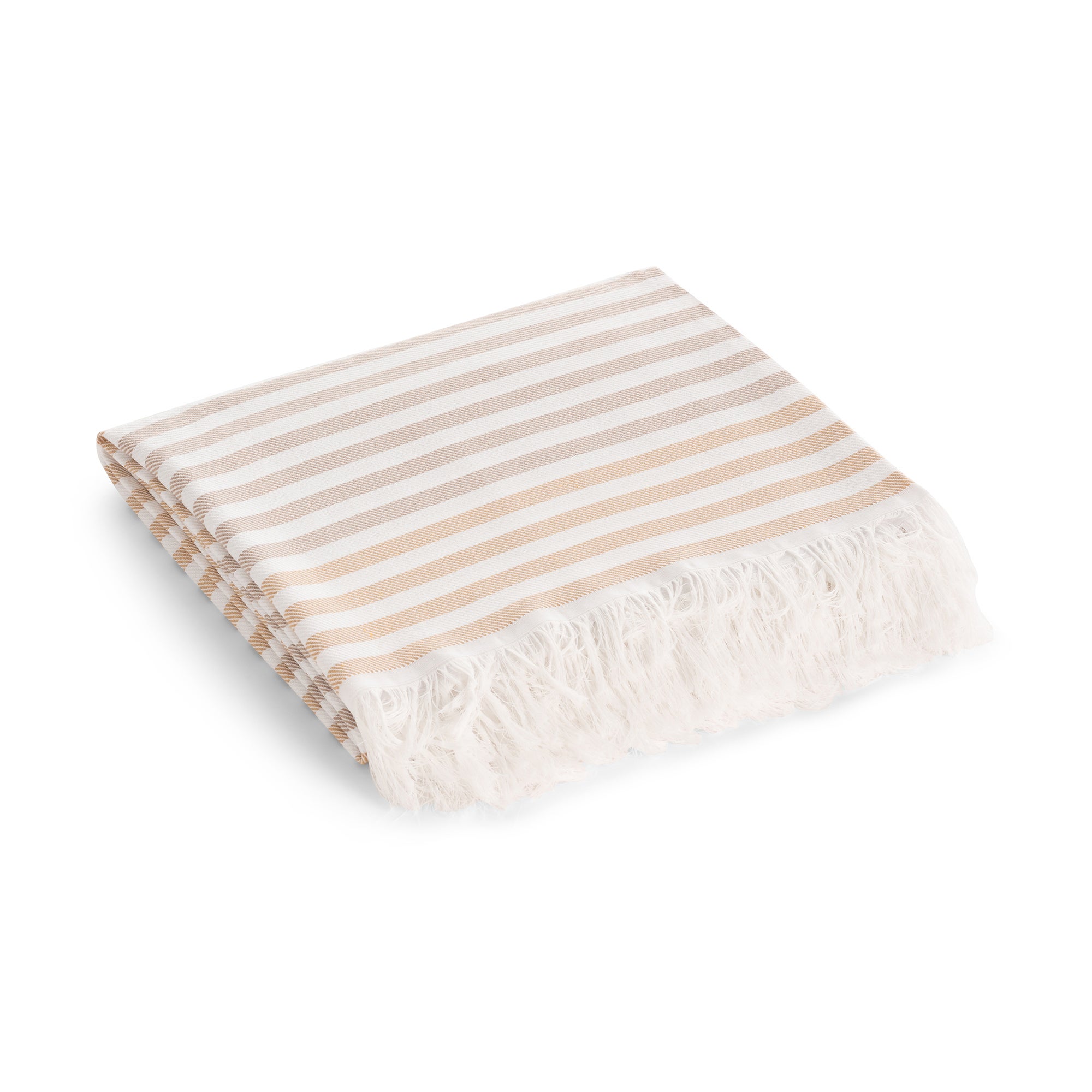 Serviette Pour Chaise Longue De Plage à Rayures Avec Poche Supérieure