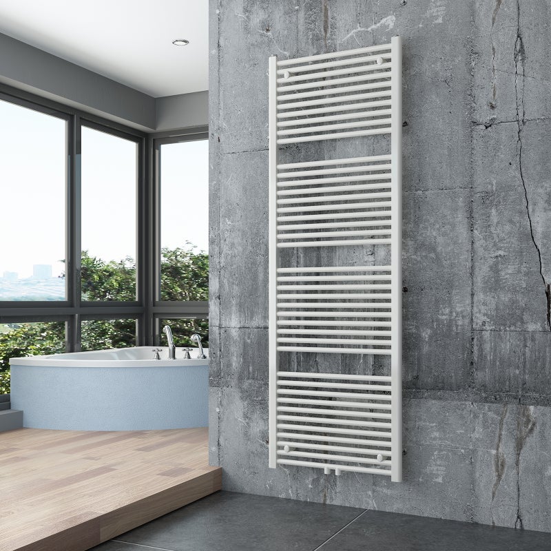 Bernstein Grzejnik łazienkowy R18W biały z przyłączem 180x60 cm