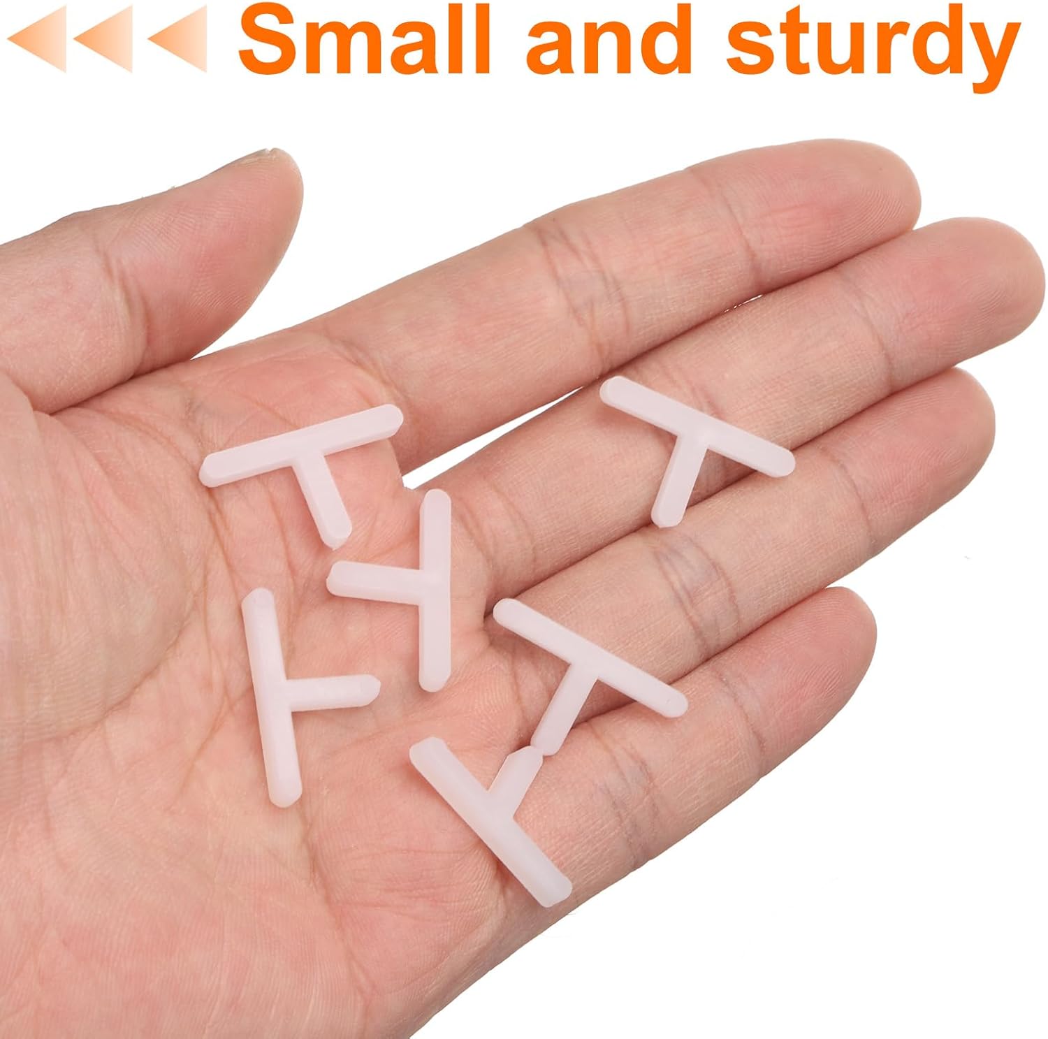 100Pcs Entretoises de Carrelage en Plastique Dur de 3mm de Type T pour L'Installation de Carreaux, Clips D'Espacement Céramique pour Mur et Sol - 4