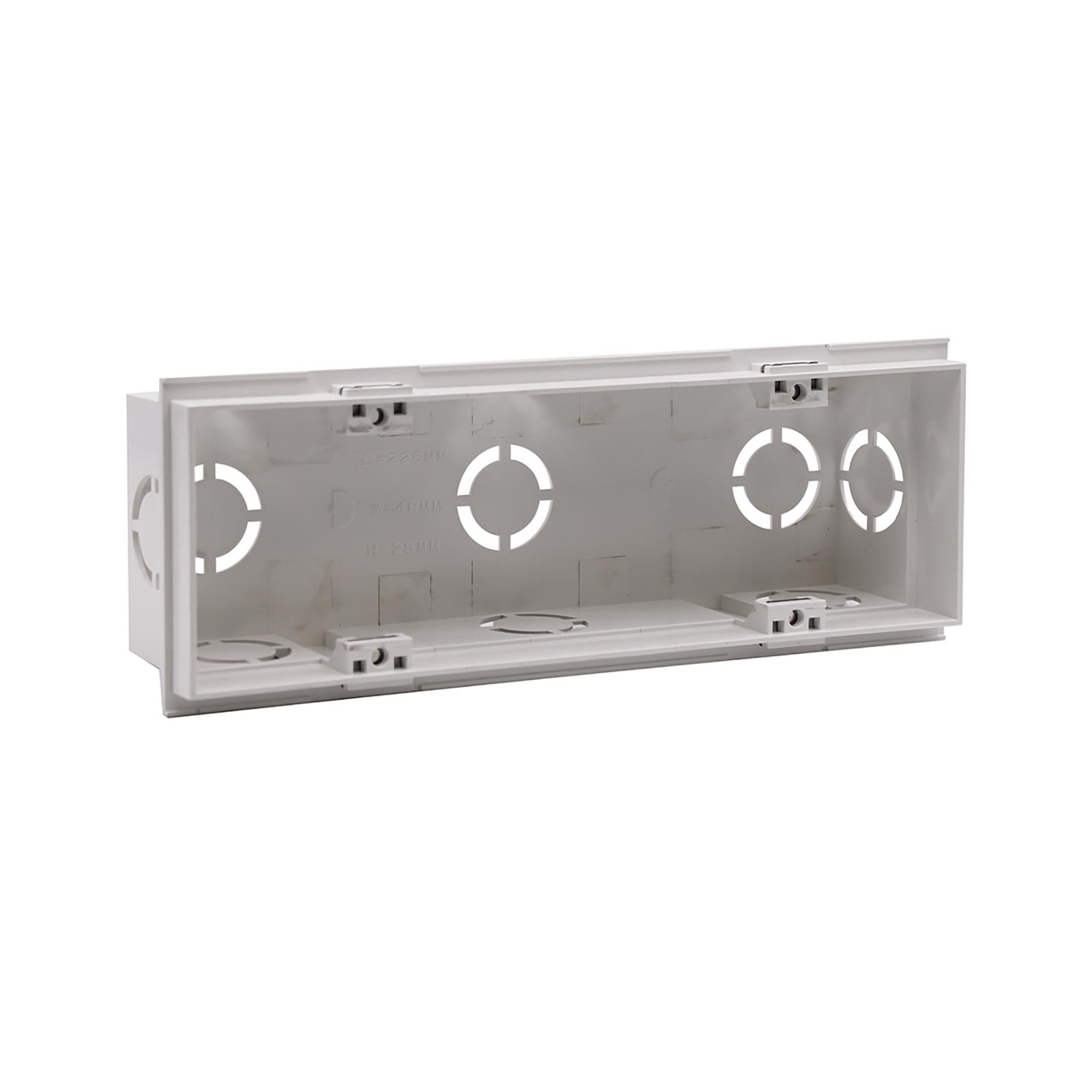 Faretto segnapassi LED 6W CCT incasso rettangolare parete IP65 moderno lampada muro luce viale giardino esterni 230V BIANCO - 4