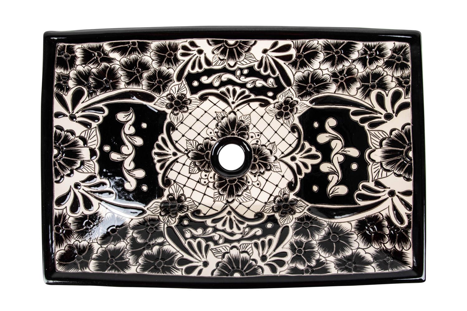 Vasque à poser Lavabo à poser noir rond 41x14 cm céramique CFW142472