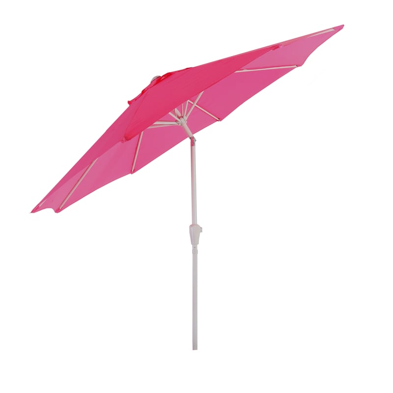 Parasol ogrodowy N18, parasol ogrodowy, Ø 2,7 m, regulowany, poliester/aluminium 5 kg ~ różowy