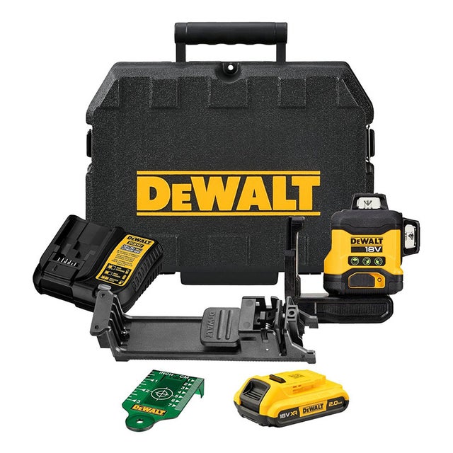 DEWALT Laser Multilinea Verde 3x360° 18V 2Ah - DCLE34031D1-QW