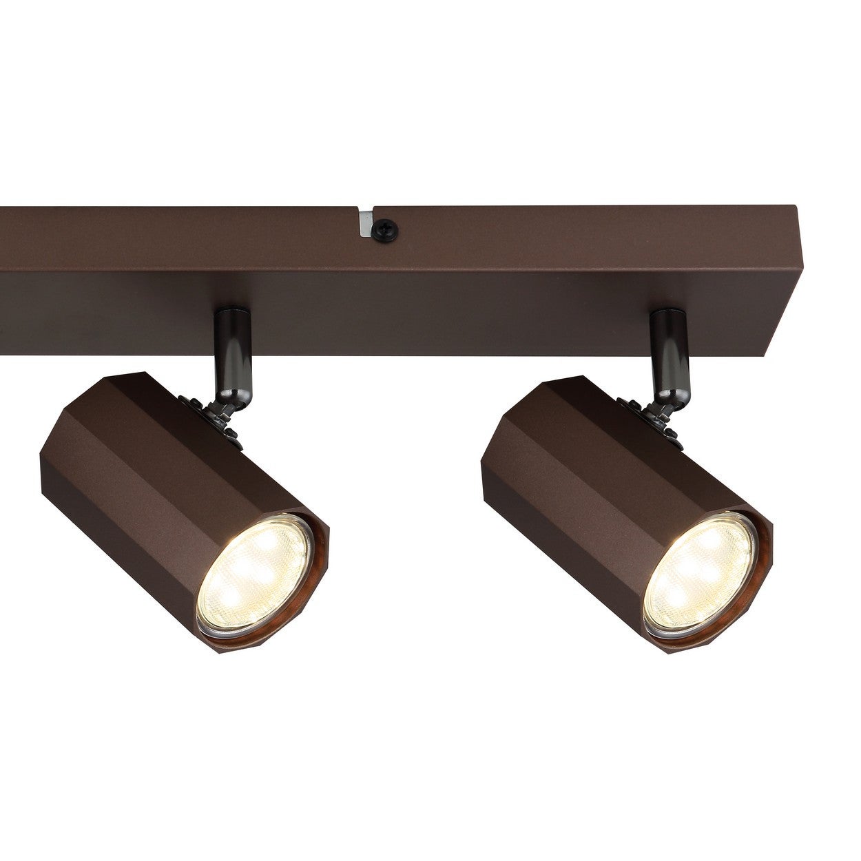Spot métal couleur bronze mat, 4x GU10 - 5