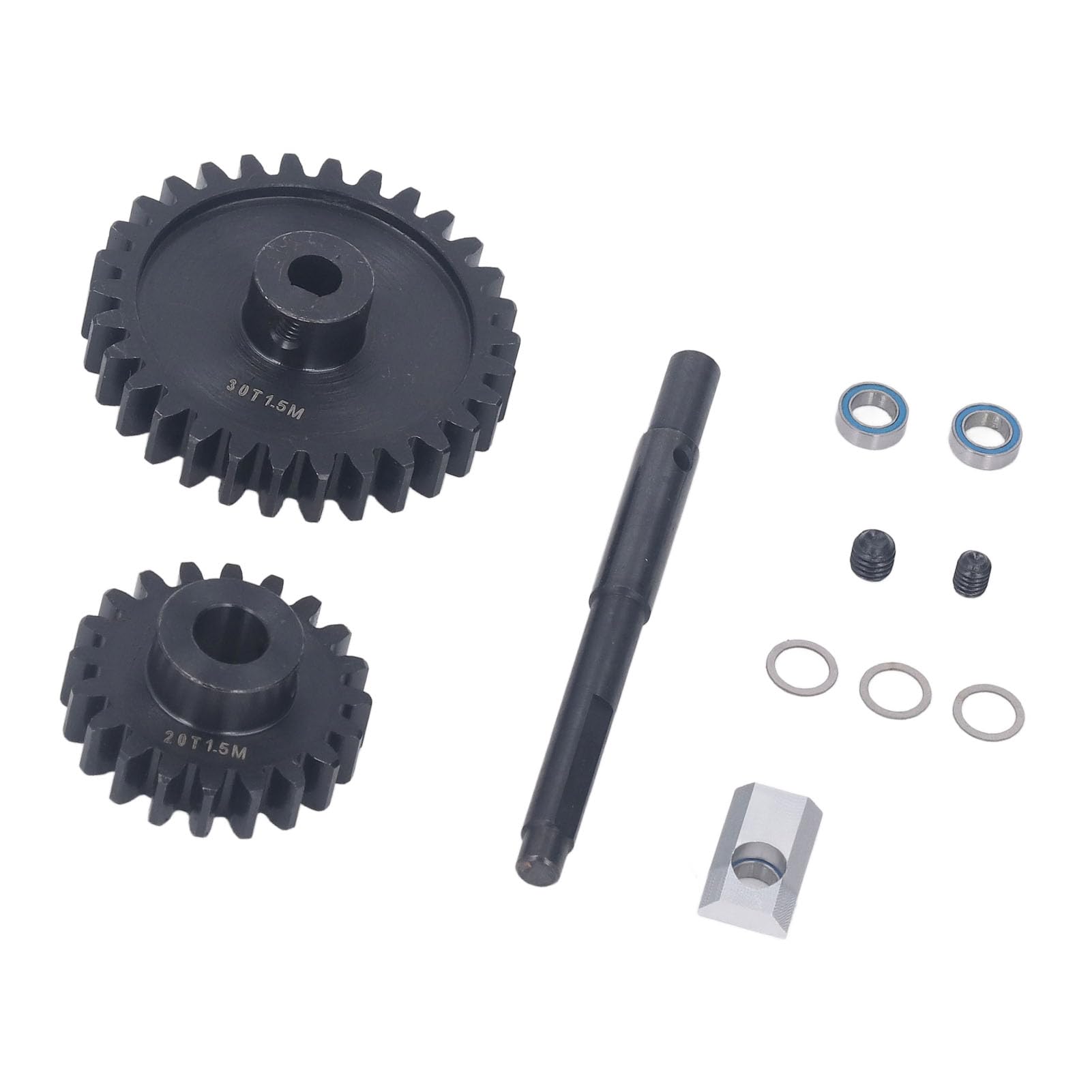 SUNGOOYUE Pignon De Moteur RC En Acier M1.5 8mm 14T - Engrenage Robuste Pour Voiture 1/5 TRAXXAS 6S