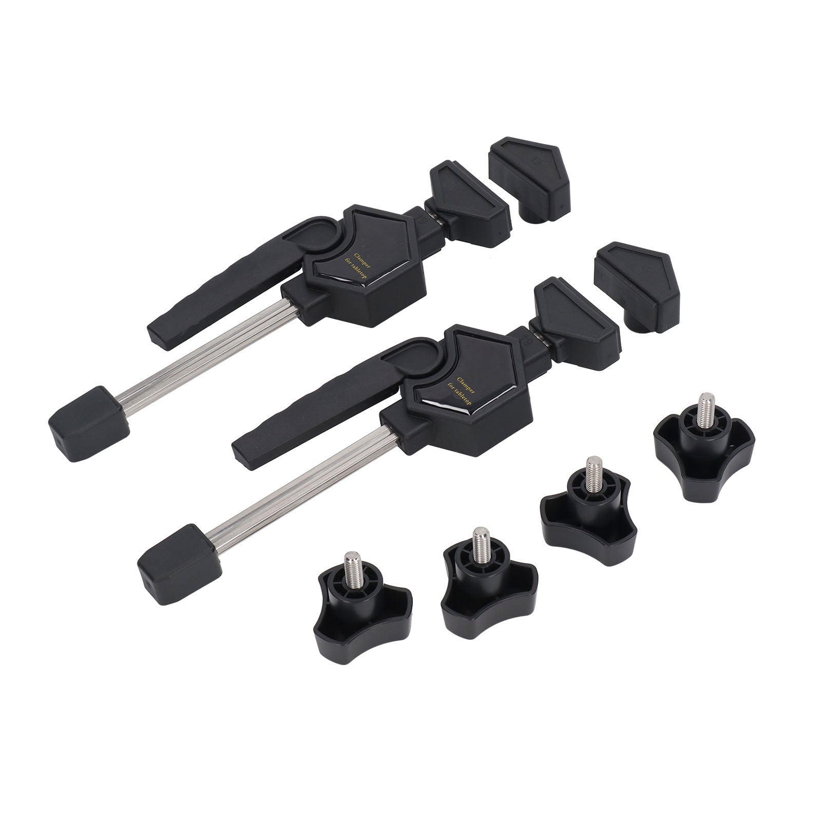 Lot De 2 Rails En T 400mm En Alliage D'Aluminium - Rainures Avec 8 Vis Pour Travail Du Bois Et Outils
