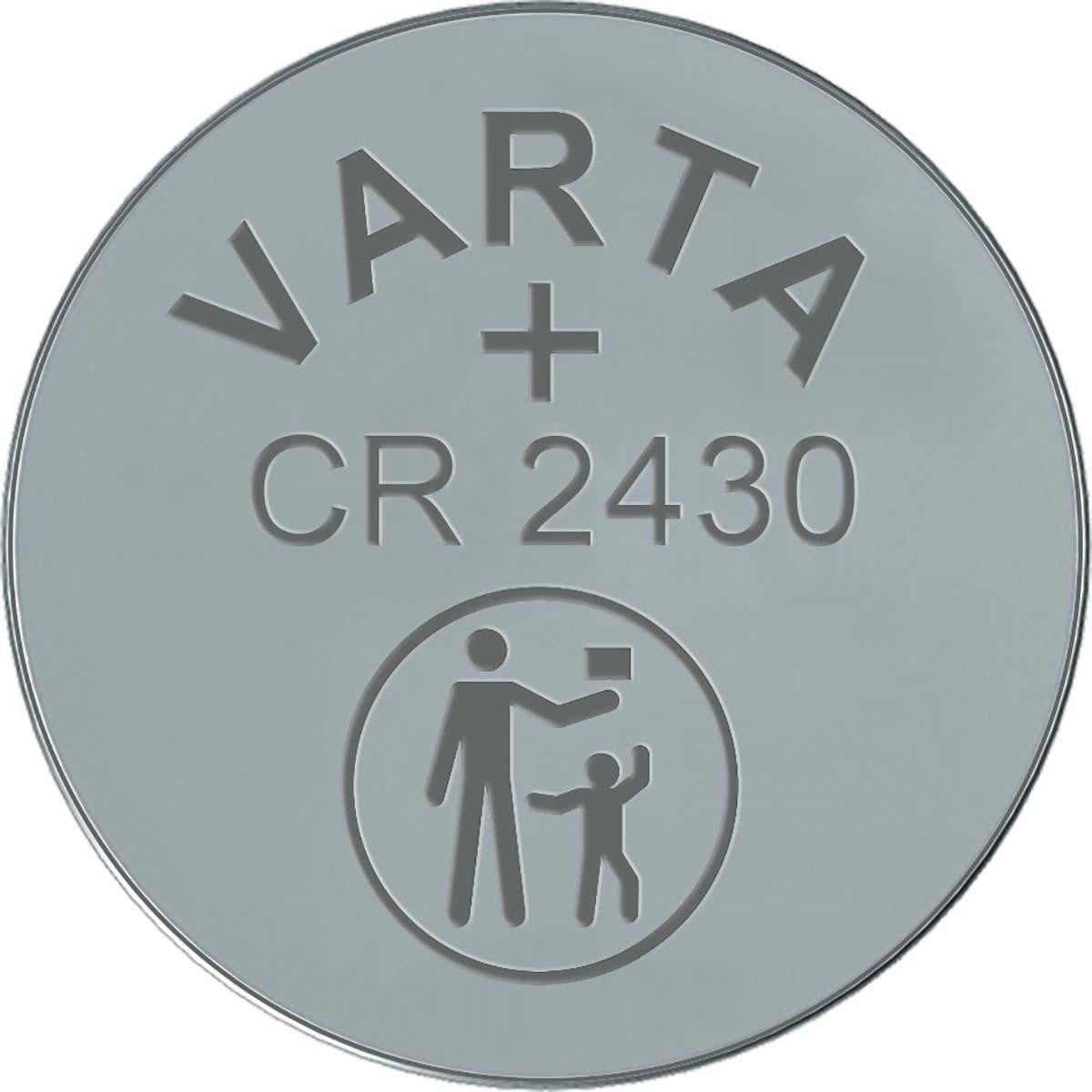 VARTA Pile bouton au Bouton Lithium CR2430 3 V 1-Blister - 2