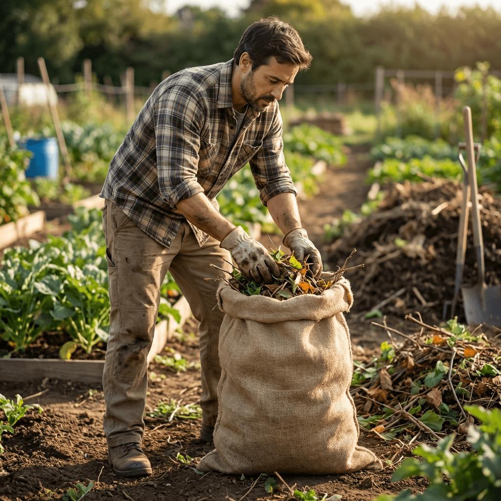 5x | Sac en toile de Jute 43x65cm | Sac 100% Nature - 4