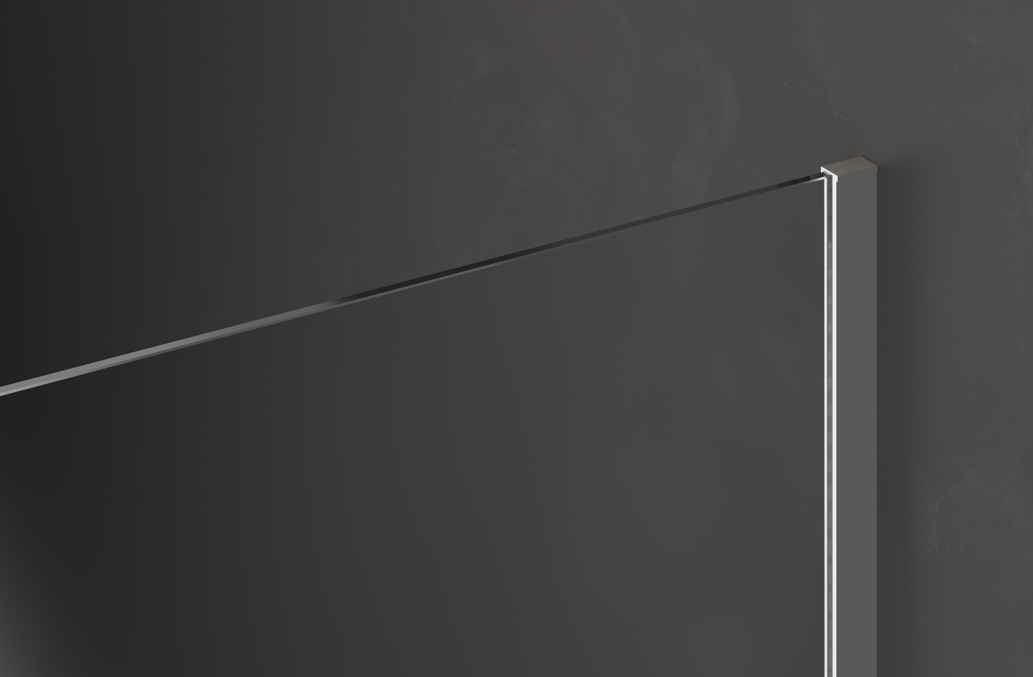 Kabina Prysznicowa Walk In Prysznic Walk-In Ścianka 200 x 120 cm INVENA - 4