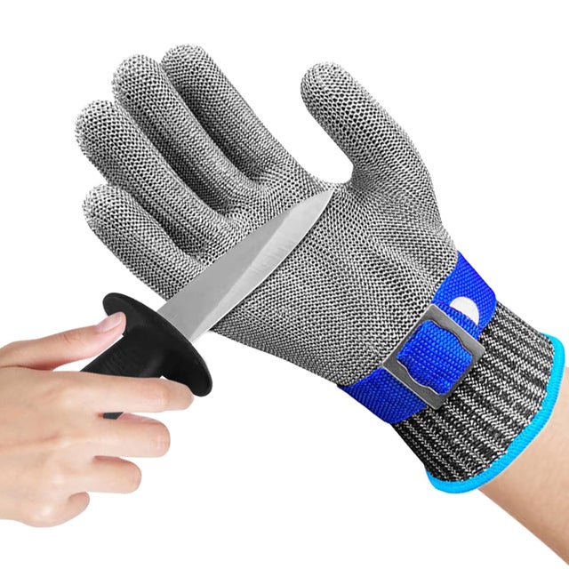 Gants anti-coupures de cuisine, gants de travail alimentaires de niveau 9 avec couteau pour huîtres et coupe de viande, éplucher les huîtres, cuisine