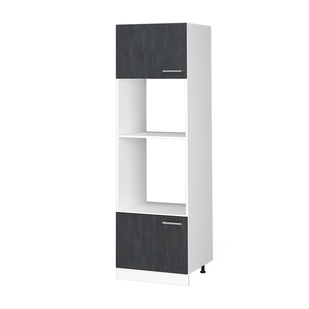 Vicco Szafka do mikrofalówki R-Line, Czarny beton, 60 cm bez blatu