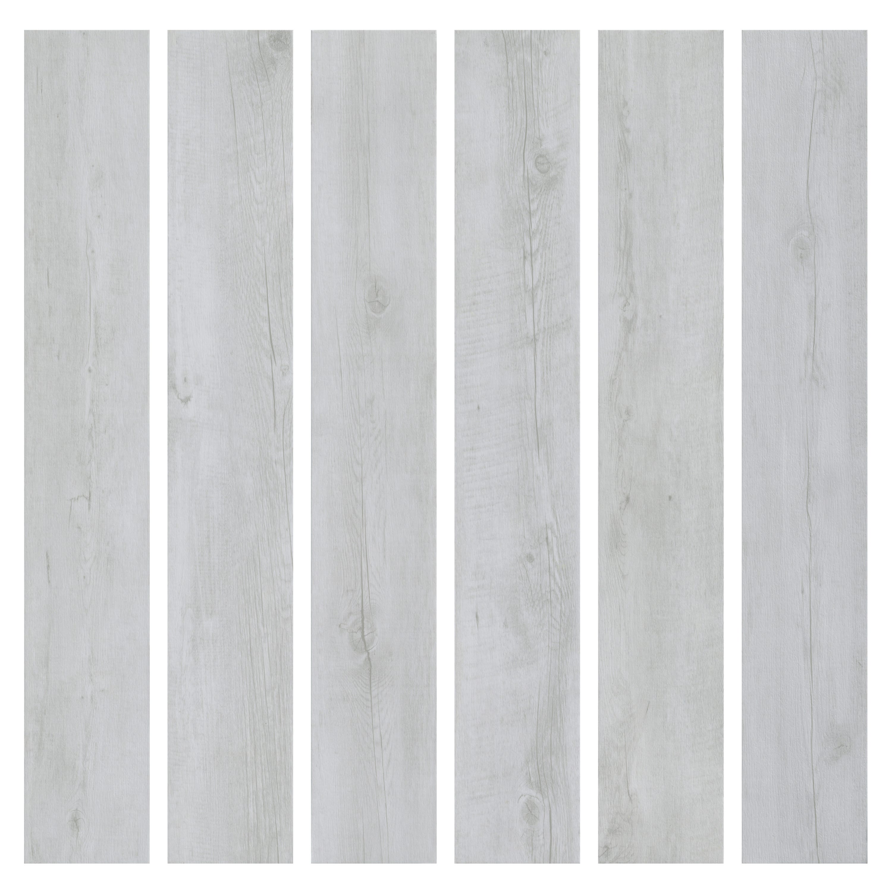 ARTENS - Sol PVC - Lames PVC adhésives BARMAH - FORTE - Effet Bois - Gris clair - Dimensions L.91,44 cm x l.15,24 cm - Epaisseur 2 mm - 2,23 m²/ 16 - 6