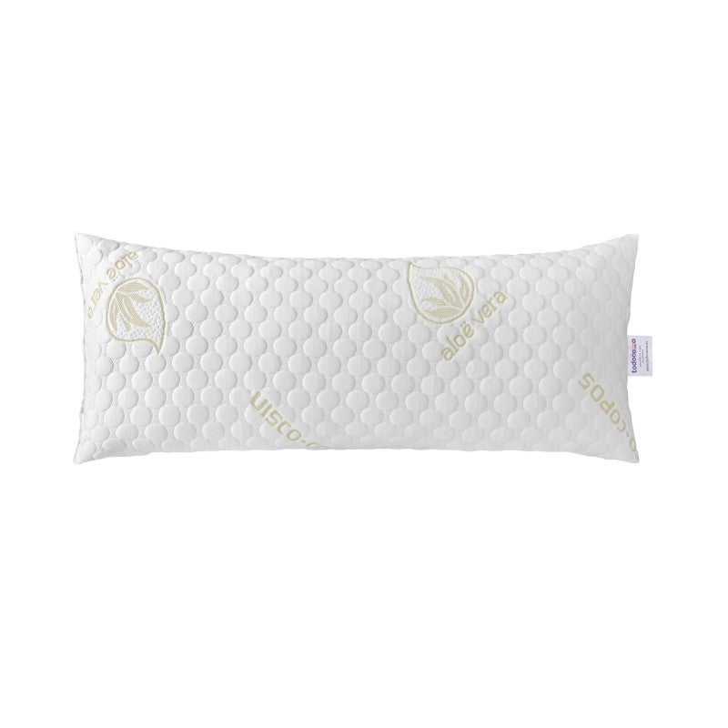 Almohada Viscoelástica de Copos 90x36 cm Aloe Vera Firmeza Media-Alta TODOCAMA - 4