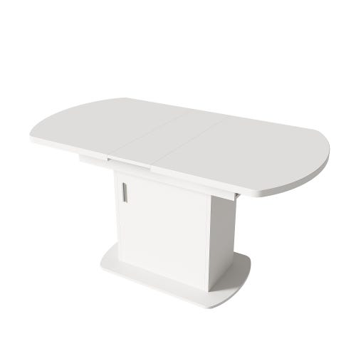 Table de salle à manger ovale extensible, L110/130*P70*H75cm, table ...