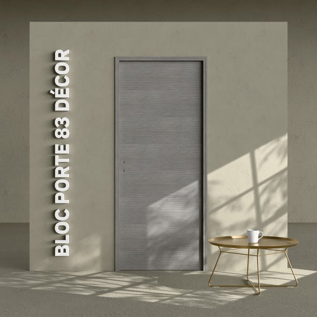 Bloc-Porte Costa Rica H. 204 x l. 83 cm - Poussant Droit