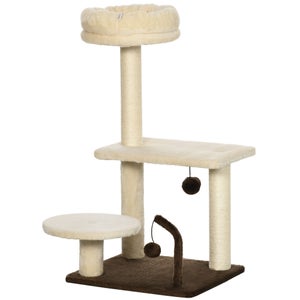 Tiragraffi Per Gatti PawHut - Alberino In Sisal 60cm Salvaspazio - Foto 4