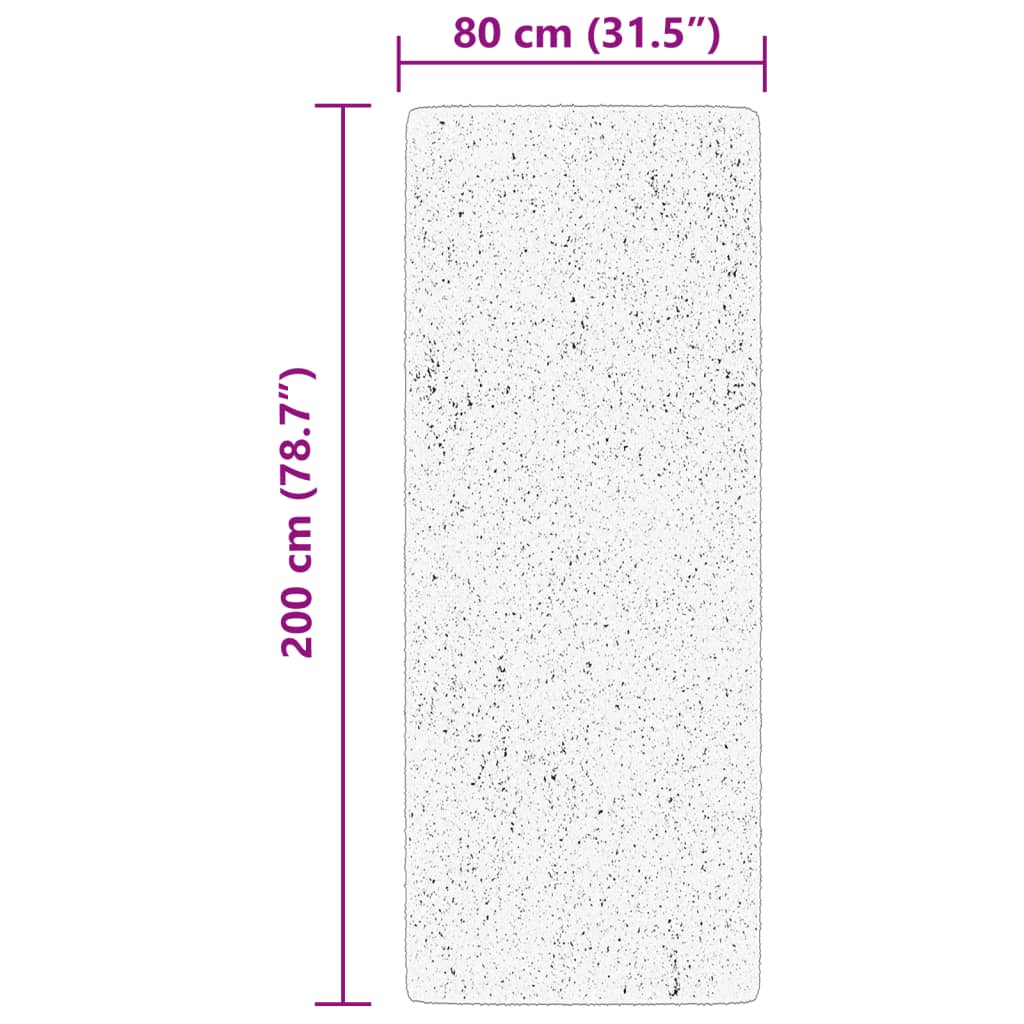 Tapis HUARTE à poils courts doux et lavable vert forêt 80x200cm - 9