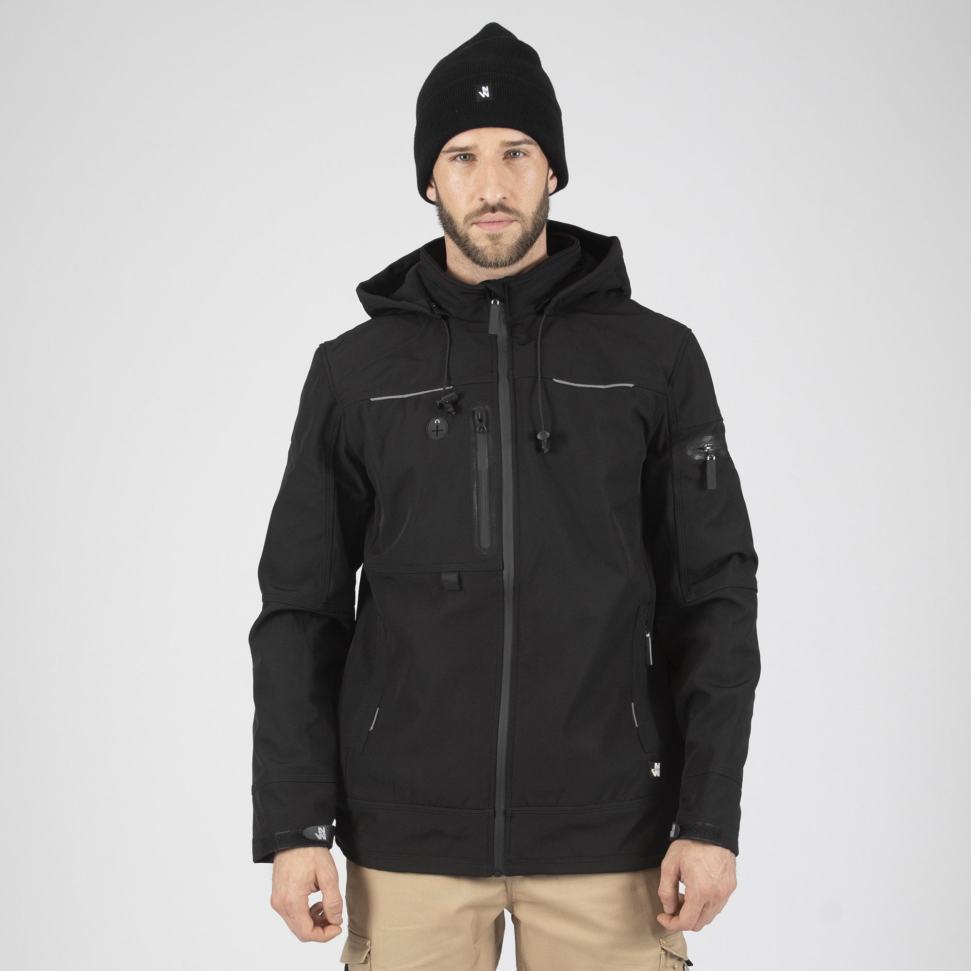 FLORES - BLOUSON DE TRAVAIL EN SOFTSHELL - 1133 Noir S - 2