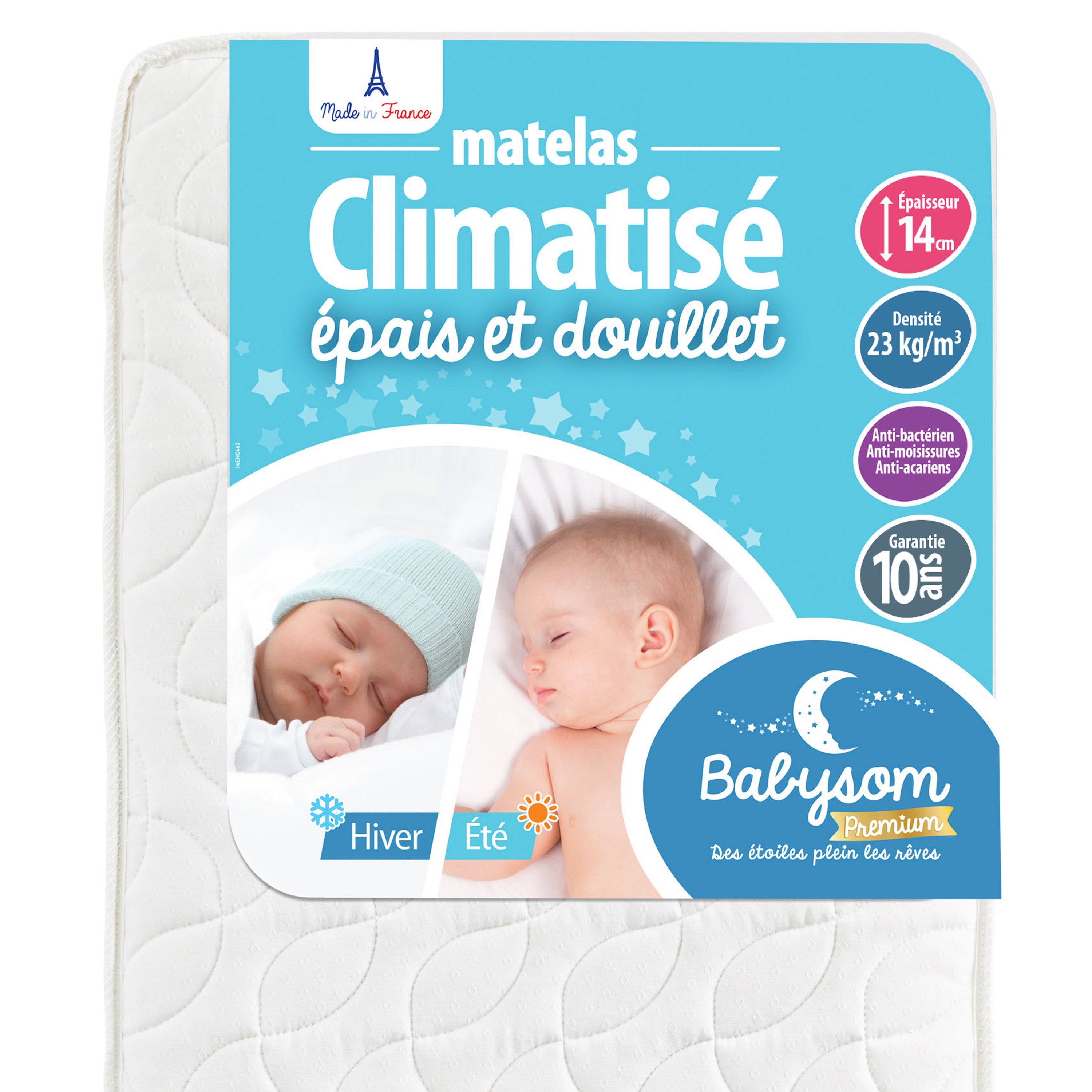 Materac Babysom Matelas Climatisé Odwracalny Lato-Zima