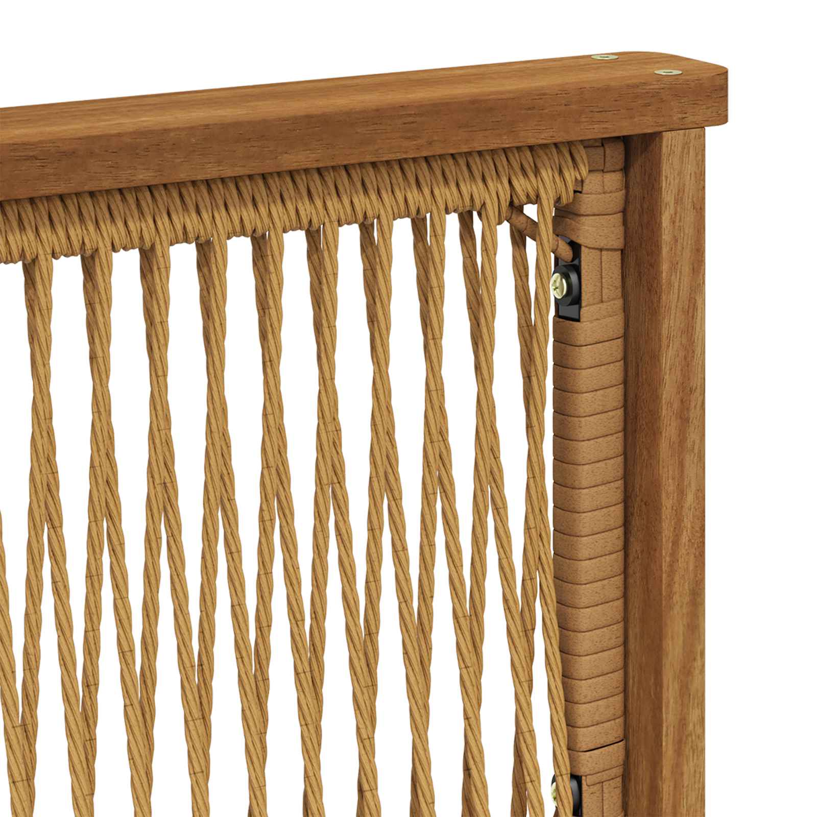 Ensemble de canapés d'extérieur, 7 pièces, naturel et beige, pour la terrasse - 5