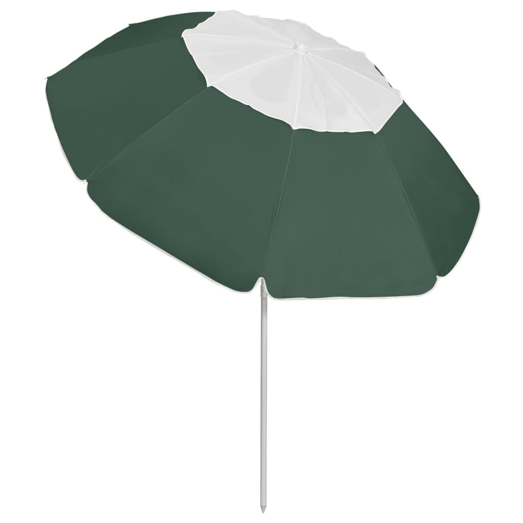 Parasol de plage Vert 300cm 3 - 5
