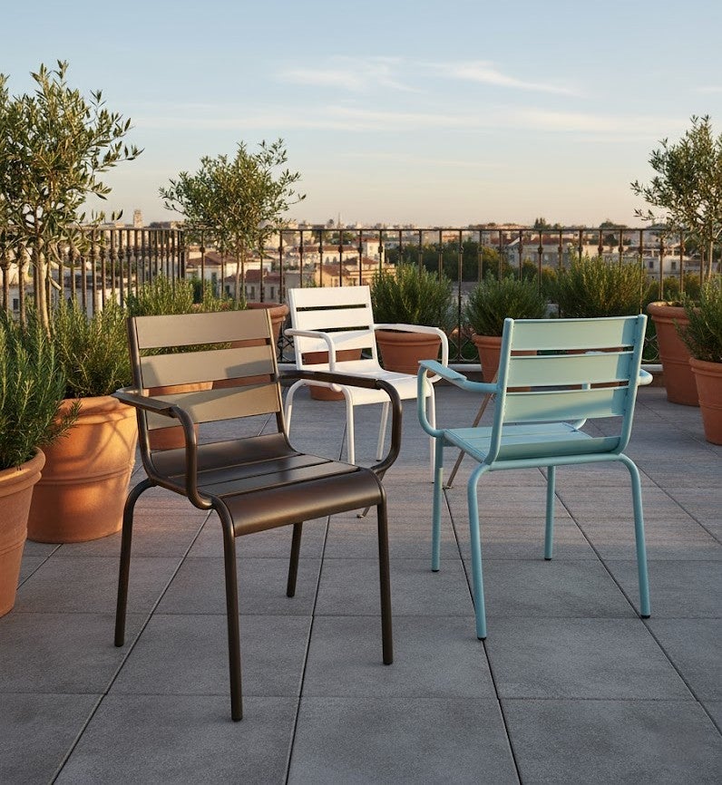 Sillón Rail marrón para jardín y exterior ROMERO GARDEN - 2