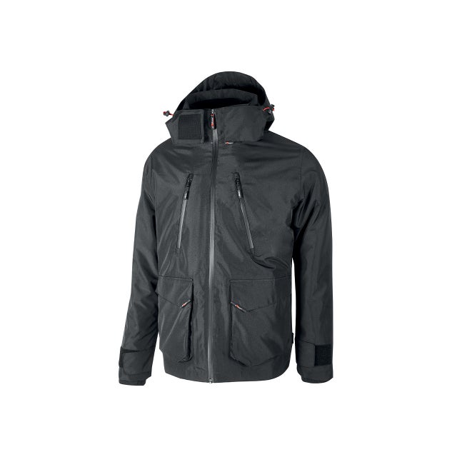 Parka de travail anti-pluie FOREX Gris S
