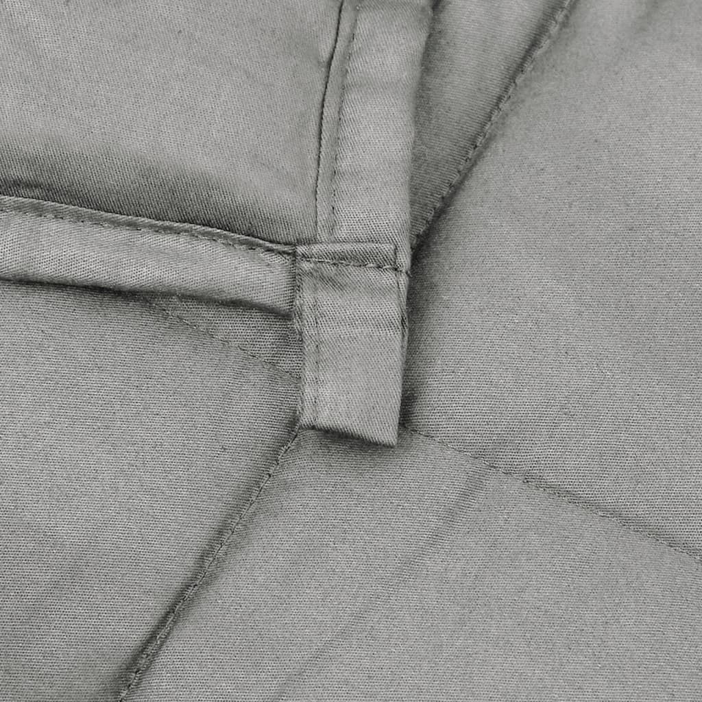 Couverture lestée Gris 220x260 11 kg Tissu - 5