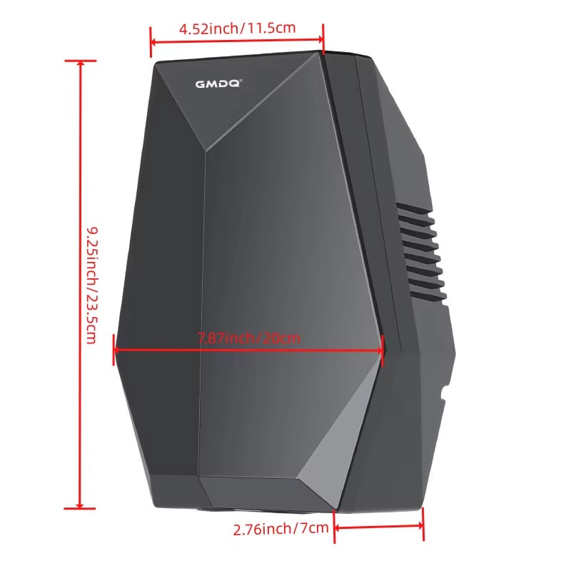 Sèche-mains à induction, entièrement automatique, 1600 W, sèche-mains à air chaud haute vitesse, séchage rapide en 10 seconde, prise européenne, noir - 6