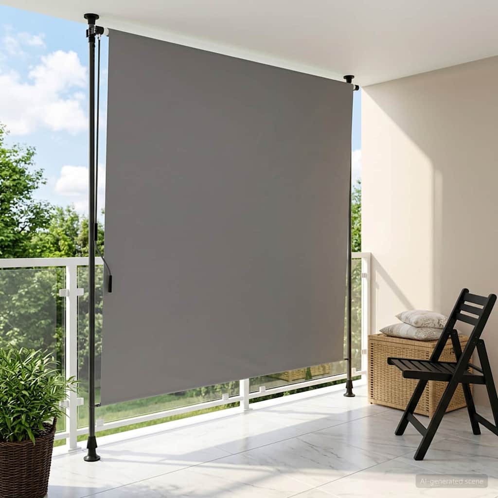 Store Roulant Extérieur Gris clair 120 x 270 cm | Leroy Merlin