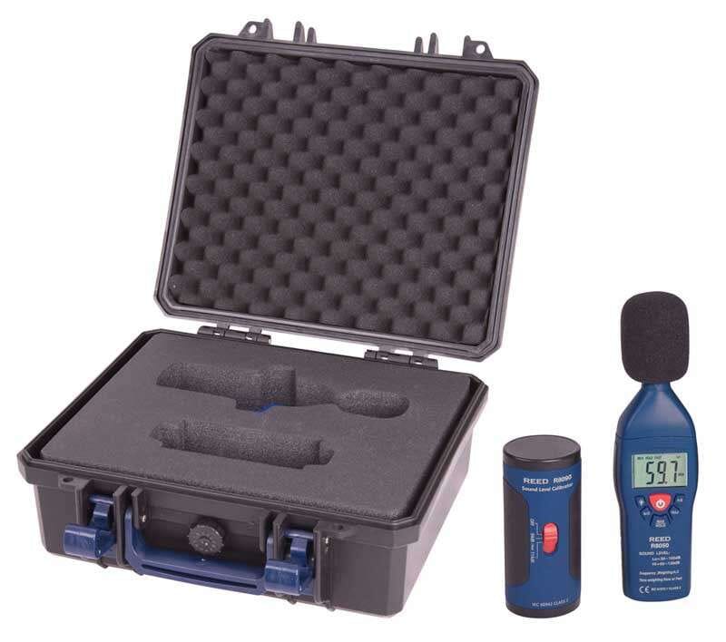 REED - KIT de sonomètre R8050 et calibrateur R8090 avec étui de ...