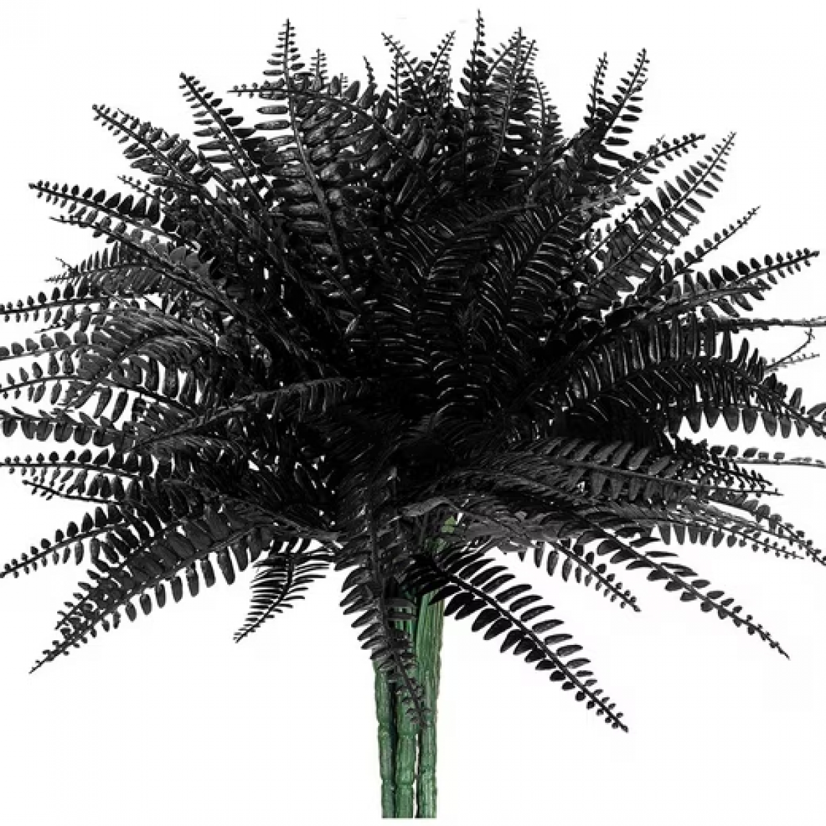 Plantas Artificiales Helecho De Boston, 10 Piezas Plantas Artificiales, Plantas Decorativas Plantas Falsas De Helecho, Ramas Artificiales, Negro - 8