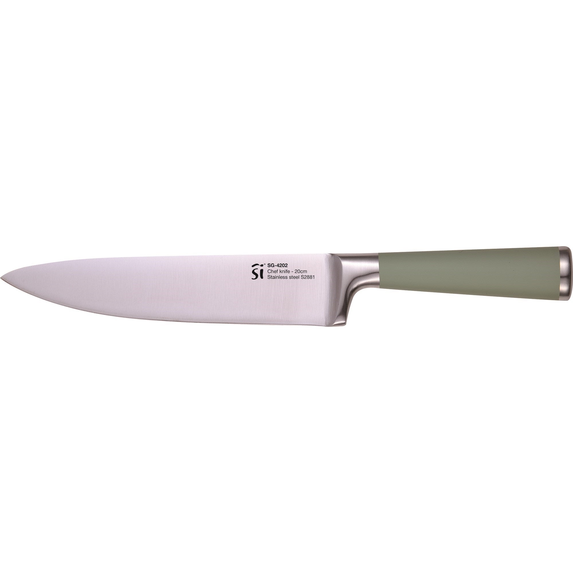 Coffret de 4 couteaux verts en inox - 3