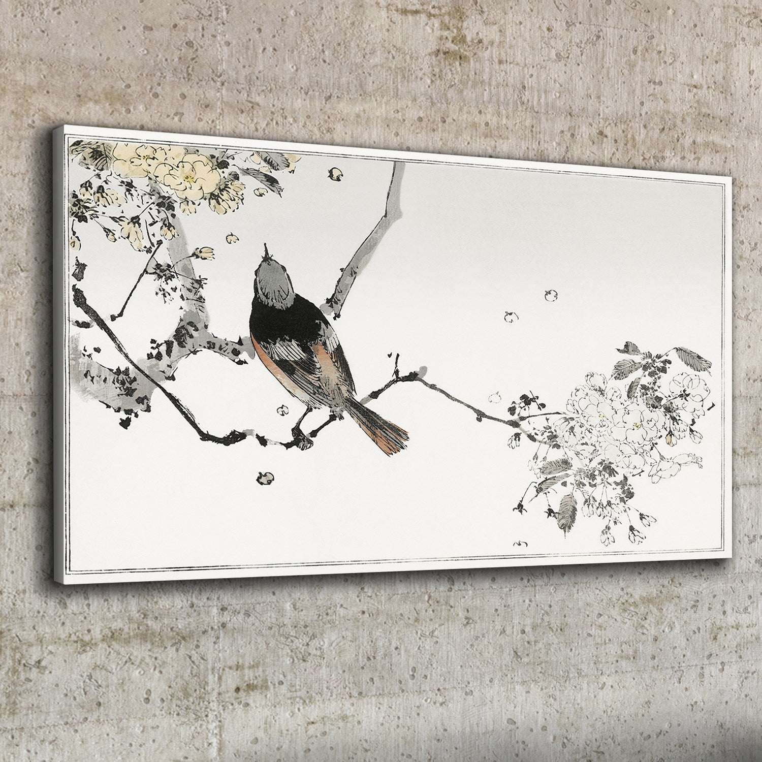 Tableau Toile Imprimé "Corbeaux Sur L'arbre" 50x100 Cm - Style Moderne, Marque Tulup